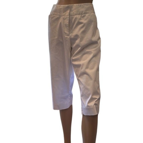Worthington White Capris with Pockets Summer Ready Woman’s Size 16 - Picture 2 of 13